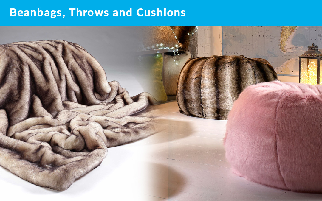 Beanbags, Throws and Cushions