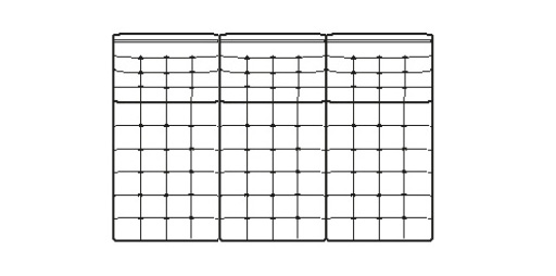 Frontrow™ Contour 3 seat option 7